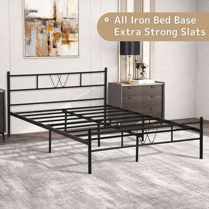 MyDepot Bed Frame with Headboard