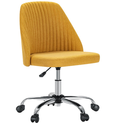 MyDepot Adjustable Rolling Home or Office Armless Desk Chair