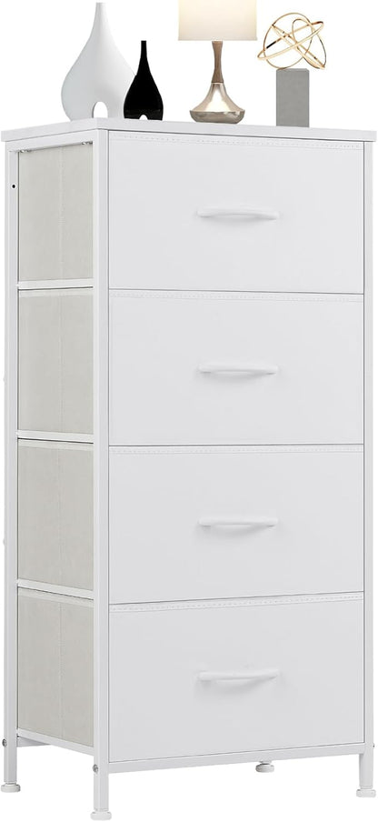 My Depot Bedroom Dresser with 4 Storage Drawers Suitable for Clothes, Kids Room, Living Room, Hallway, Entrance