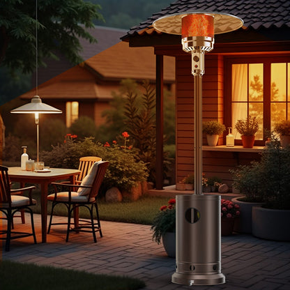 Propane Heater, 48,000 BTU Outdoor Heater for Patio with Auto Shutoff Safety System