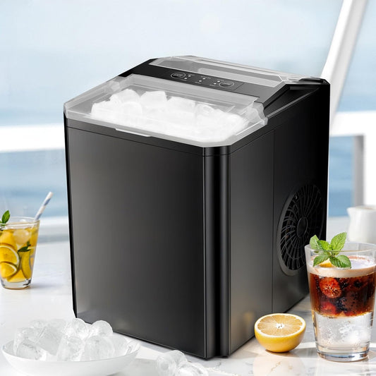 Nestov Ice Maker Self-Cleaning Portable Comes with Ice Scoop Suitable for Countertop