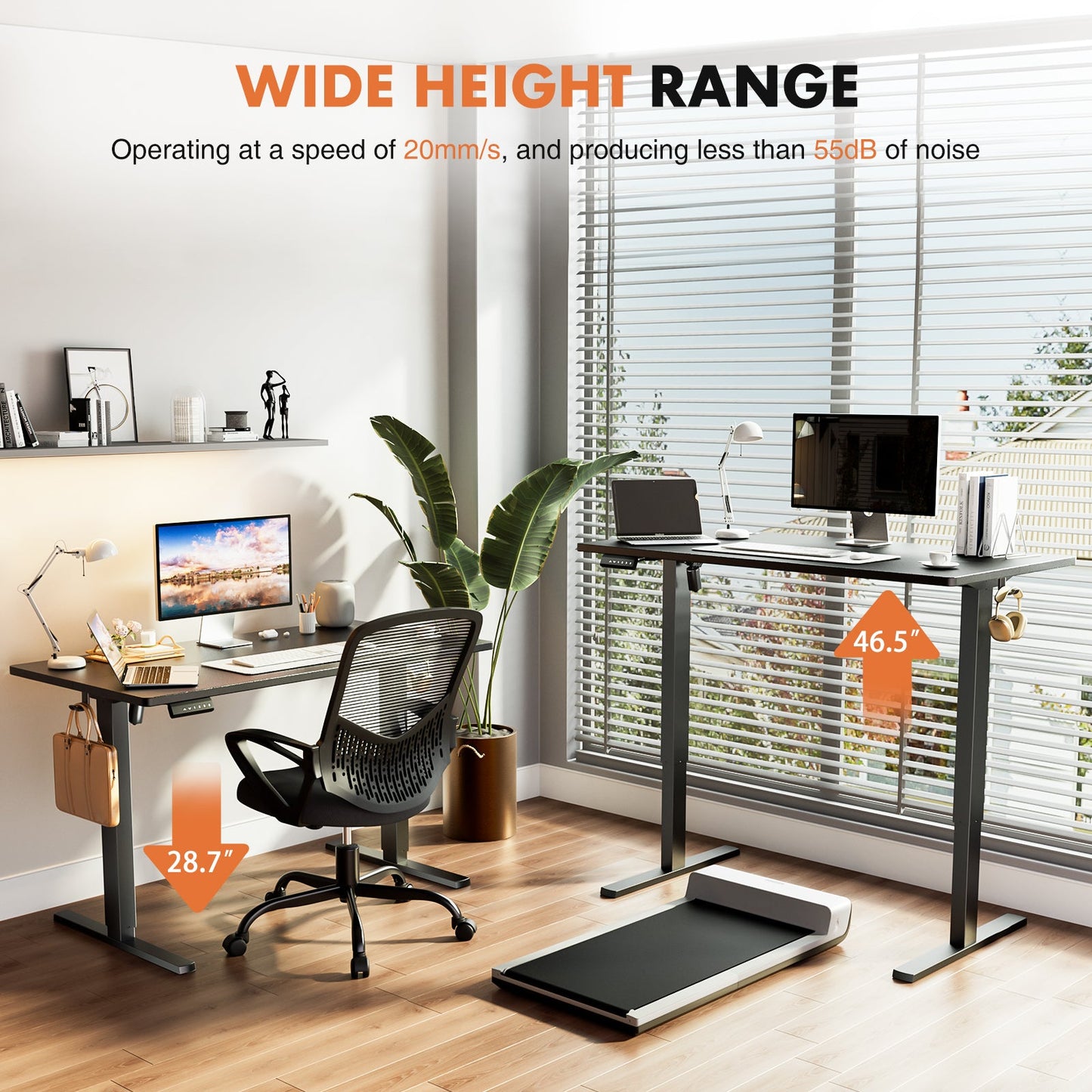 MyDepot Ergonomic Height Adjustable Table Workstation