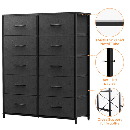 MyDepot Bedroom Dresser Organizer with Drawers for Storage