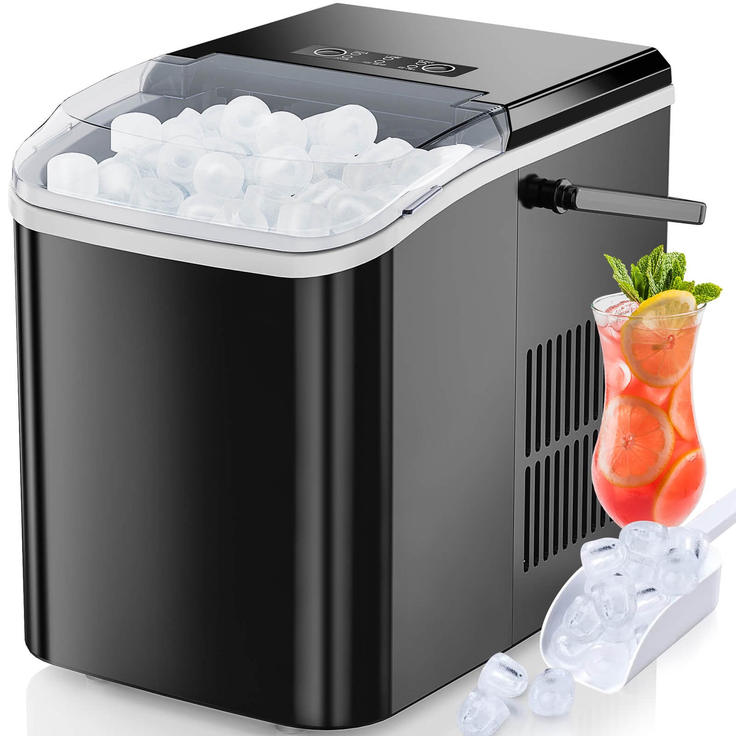 Icemaker Machine, Self Cleaning, Quiet for Countertop