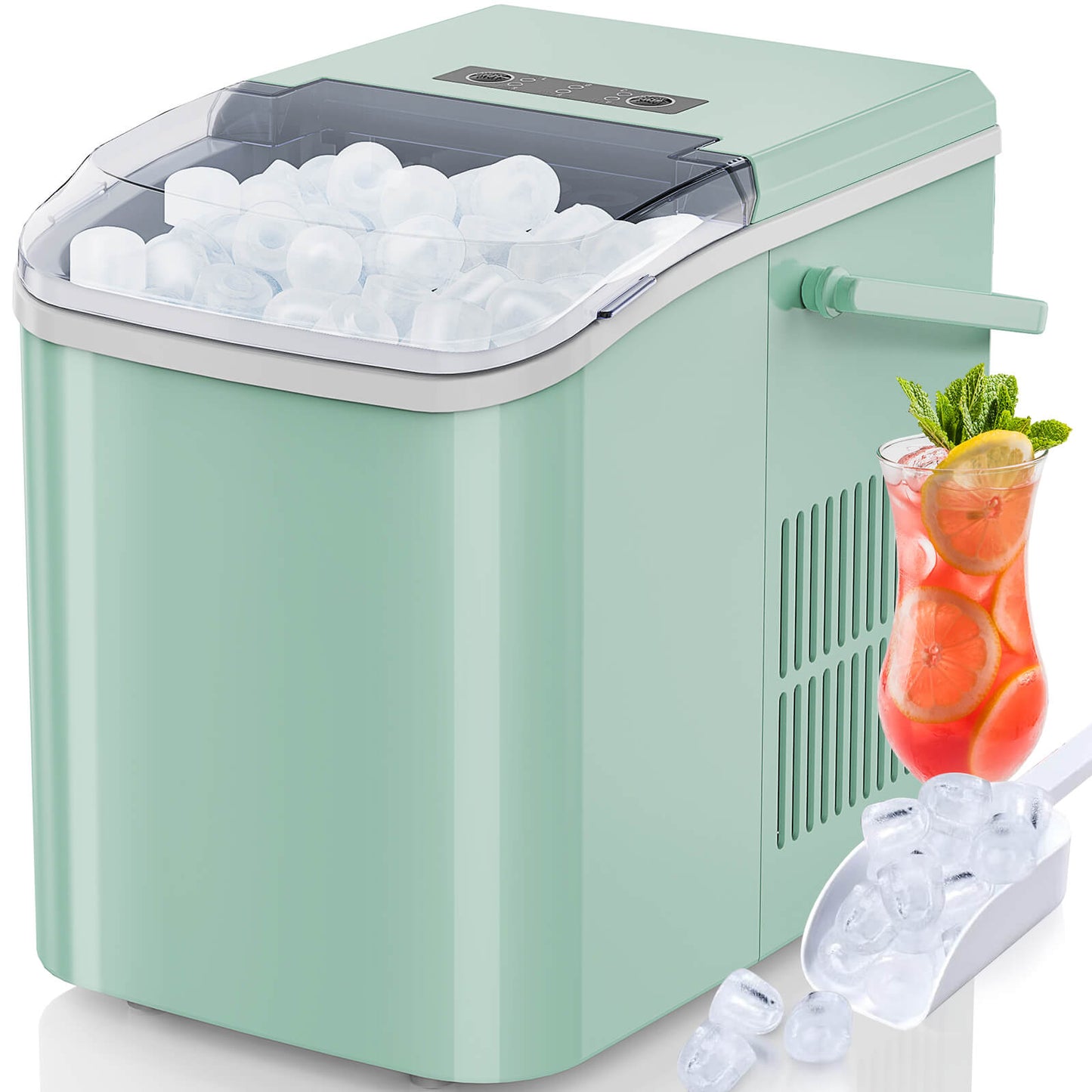 Icemaker Machine, Self Cleaning, Quiet for Countertop