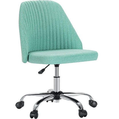 MyDepot Adjustable Rolling Home or Office Armless Desk Chair