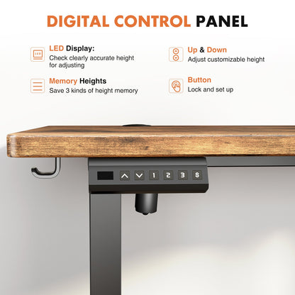 MyDepot Ergonomic Height Adjustable Table Workstation