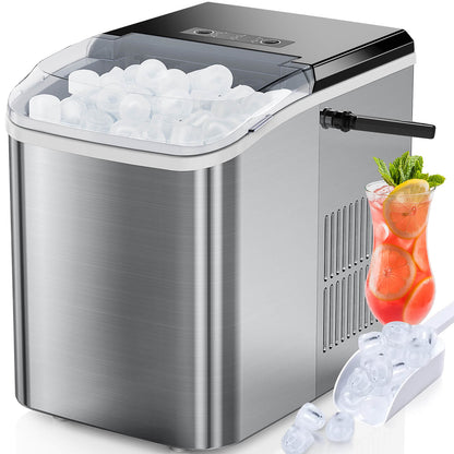 Icemaker Machine, Self Cleaning, Quiet for Countertop