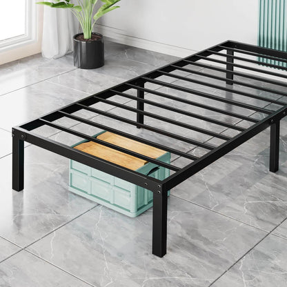 MyDepot Metal Bed Frame Platform with Steel Support