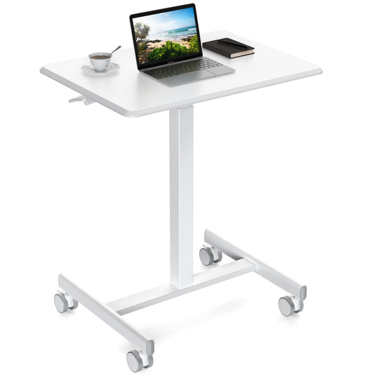 MyDepot Small Standing Desk Mobile Standing Desk Adjustable Height