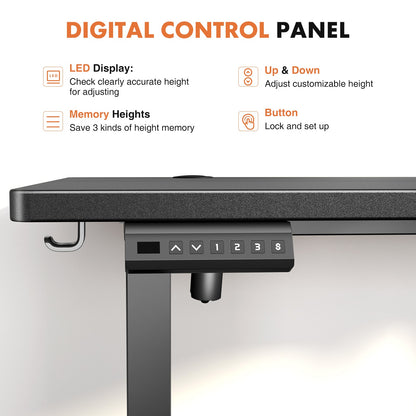 MyDepot Ergonomic Height Adjustable Table Workstation