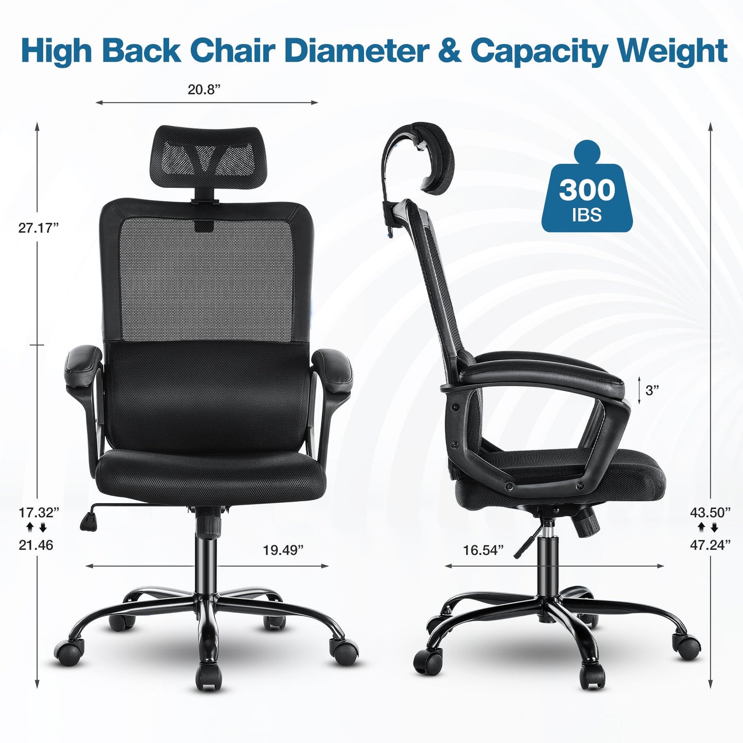 MyDepot Ergonomic Mesh Office or Computer Chair