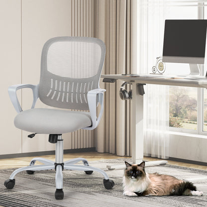 MyDepot Ergonomic Office Mesh Chair with Fixed Armrest