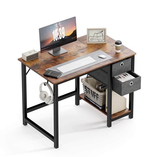 MyDepot Office Computer Desk with Drawers