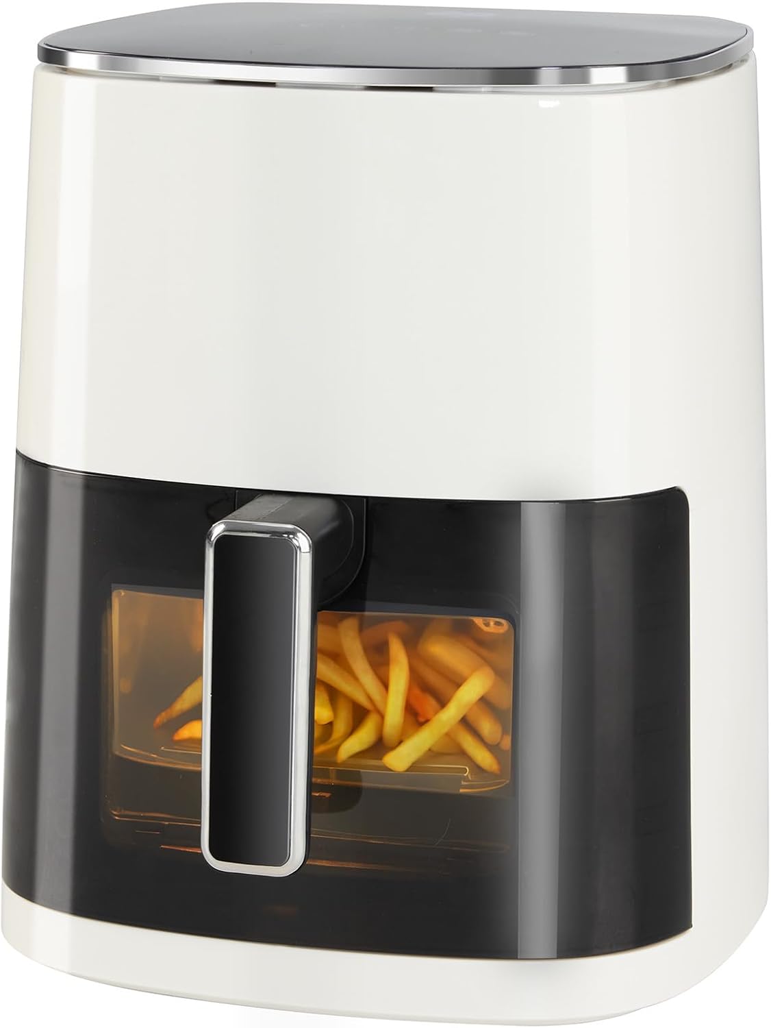 MyDepot Air Fryer 6-Quart  with Square Window 12-in-1 for Air Frying, Baking, Reheating, Dehydrating, Roasting, Steaming, 400°F