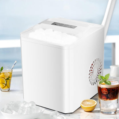 Nestov Ice Maker Self-Cleaning Portable Comes with Ice Scoop Suitable for Countertop